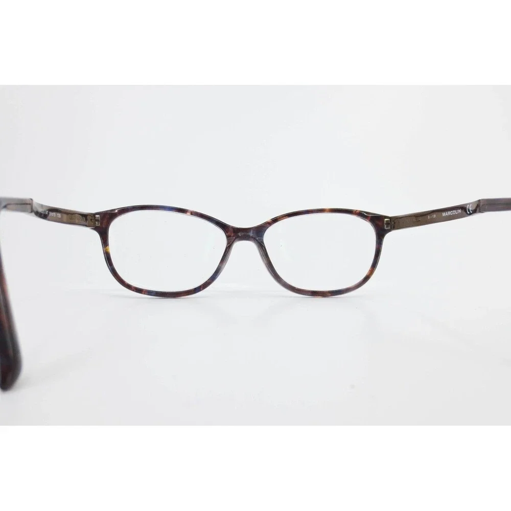 Marcolin MA5010 047 Tortoise Cat Eye Eyeglasses Rhinestone Accents 51-15-135